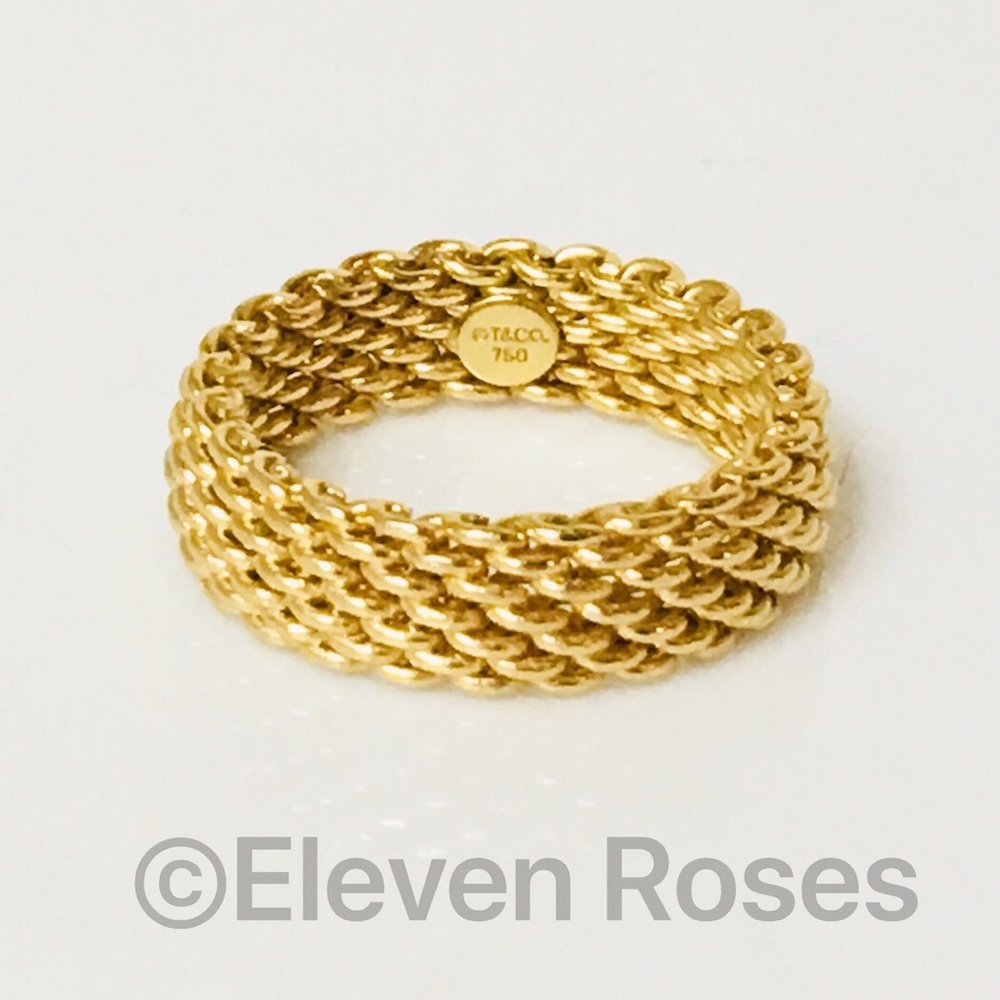 Tiffany & Co. 18k Gold 6mm Somerset Ring - Picture 6 of 6